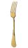 Carving fork in gilded silver plated - Ercuis